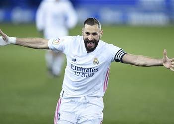 فيديو بالكعب بنزيما يسجل هدف ريال مدريد الأول أمام برشلونة