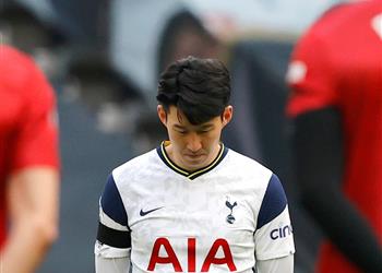 سون هيونج يعتذر لجماهير توتنهام بعد الخسارة أمام مانشستر يونايتد أشعر بالسوء