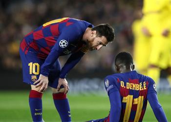 قلق في برشلونة بشأن إصابة ديمبلي وخطة لتجنب الجراحة