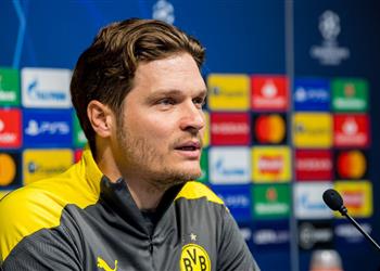 مدرب دورتموند الإيمان وحده لا يكفي أمام مانشستر سيتي ونأمل أن يسجل هالاند