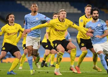 موعد والقناة الناقلة ومعلق مباراة مانشستر سيتي وبوروسيا دورتموند اليوم في دوري أبطال أوروبا