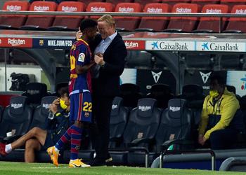 قائمة برشلونة لمباراة أتلتيك بلباو في نهائي كأس ملك إسبانيا عودة فاتي