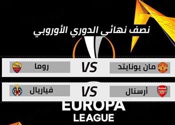 بالمواعيد مباريات نصف نهائي الدوري الأوروبي 2021