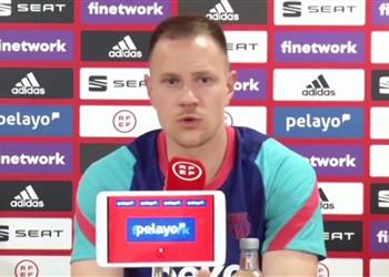 تير شتيجن قبل نهائي كأس إسبانيا لم نعتد على الفوز بسهولة ولا أهتم بشارة القيادة