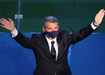 لابورتا يوضح مصير كومان بعد تتويج برشلونة بكأس ملك إسبانيا