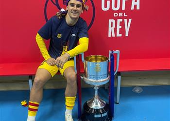 جريزمان برشلونة شهد تقلبات وانتقادات منذ وصولي وفخور بلقبي الأول معه