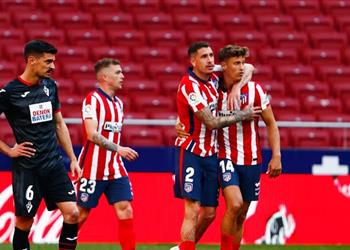 فيديو أتلتيكو مدريد يكتسح إيبار بخماسية ويبتعد بصدارة الليجا مؤقت ا