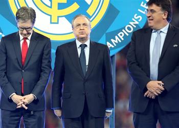 تقارير فلورنتينو بيريز رئيس ا لم سابقة الدوري الأوروبي الممتاز ومالك ليفربول نائب ا له