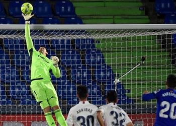 كورتوا بعد تعثر ريال مدريد عانينا أمام خصم صعب لكن لن نبكي