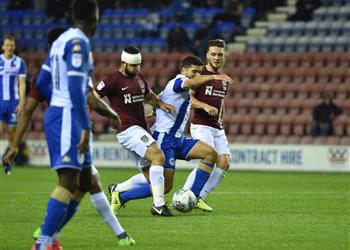 محترفين سام مرسي يشارك في فوز ويجان على نورثامبتون بالشامبيونشيب