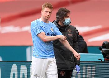 جوارديولا يكشف تطورات إصابة دي بروين