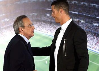 بيريز عودة رونالدو لريال مدريد شائعات ولن يطلق أحد النار على نفسه إذا لم نضم مبابي