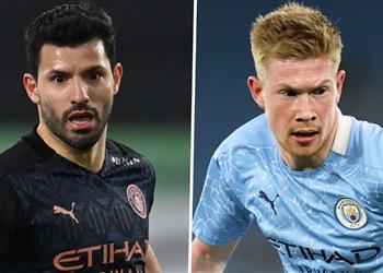 جوارديولا دي بروين وأجويرو شاركا في التدريبات استعداد ا لمواجهة توتنهام