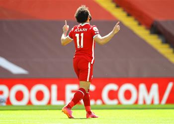 فيديو محمد صلاح يسجل هدف ليفربول الأول ضد نيوكاسل