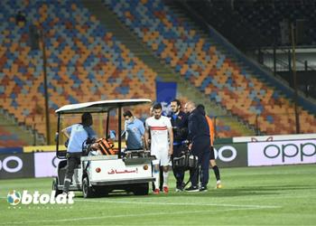 طبيب الزمالك يكشف تشخيص إصابة محمود الونش في مباراة البنك الأهلي