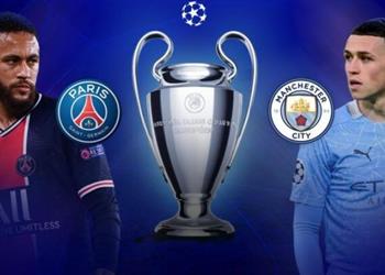 موعد والقناة الناقلة ومعلق مباراة باريس سان جيرمان ومانشستر سيتي اليوم في دوري أبطال أوروبا
