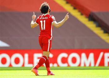 محمد صلاح لاعب ليفربول الوحيد في تشكيل الدوري الإنجليزي لـ فيفا 2021