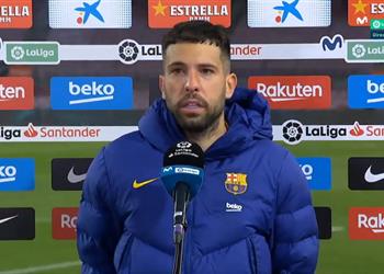 جوردي ألبا هزيمتنا من غرناطة ضربة قاسية أضاعت فرصتنا لصدارة الليجا