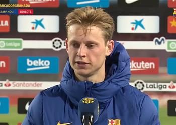 دي يونج لا أعرف هل سنكون أبطال ا لليجا إذا فزنا في المباريات المتبقية أم لا