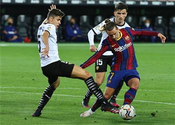 فيديو جريزمان يسجل هدف برشلونة الثاني أمام فالنسيا