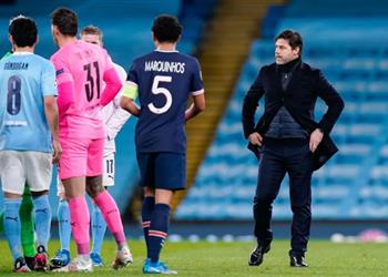 بوتشيتينو غياب مبابي ليس عذر ا لهزيمتنا وسيطرنا على مانشستر سيتي