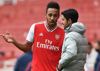 أرتيتا يدافع عن أوباميانج ويكشف موقفه من المشاركة أمام فياريال في الدوري الأوروبي