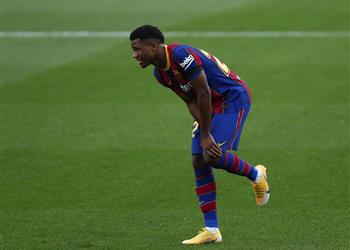 برشلونة يصدر بيان ا رسمي ا بشأن تطورات إصابة أنسو فاتي