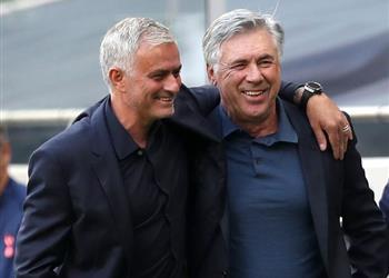 أنشيلوتي م علق ا على تولي مورينيو تدريب روما سيجلب لهم الحماس