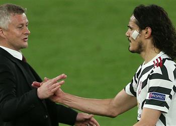 سولشاير يلمح لاقتراب كافاني من تجديد عقده في مانشستر يونايتد