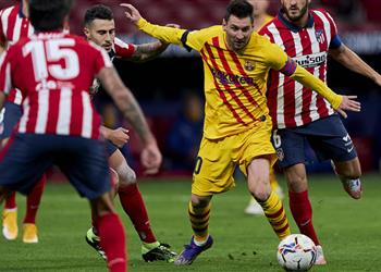 تشكيل برشلونة ضد أتلتيكو مدريد جريزمان يجاور ميسي في الهجوم