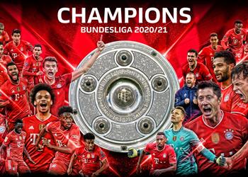 رسمي ا للمرة التاسعة توالي ا بايرن ميونخ بطل ا للدوري الألماني 2020 2021
