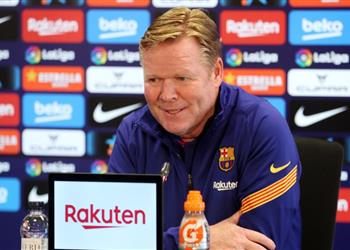 كومان يرد على أنباء رحيله عن برشلونة حال خسارة الدوري الإسباني