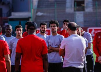 مران الأهلي موسيماني يعقد جلسة مع محمد هاني وأكرم توفيق ومشاركة أجاي