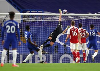 فيديو محمد النني يشارك في فوز آرسنال أمام تشيلسي بـ الدوري الإنجليزي