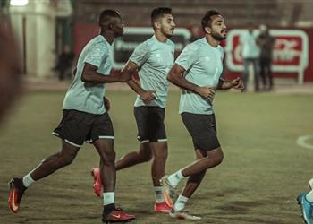 مران الأهلي موسيماني يحاضر اللاعبين بالفيديو استعداد ا لـ صن داونز