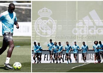 ميندي ومارسيلو يشاركان في تدريبات ريال مدريد قبل مواجهة أتلتيك بلباو