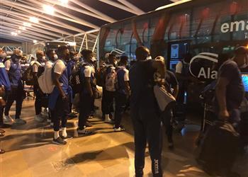 صور بعثة أنيمبا تصل القاهرة استعداد ا لمواجهة بيراميدز