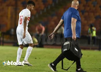 الزمالك استبدال حميد أحداد بعد نزوله أمام إنبي بسبب الإصابة