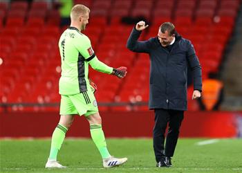 مدرب ليستر سيتي تفوقنا على الفريق المتأهل لنهائي دوري أبطال أوروبا ومحظوظ بـ شمايكل