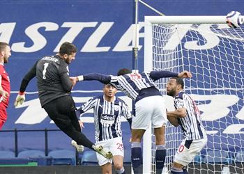 فيديو رأسية أليسون القاتلة تنقذ ليفربول وتمنحه فوز ا غالي ا أمام وست بروميتش يحافظ على حظوظه الأوروبية