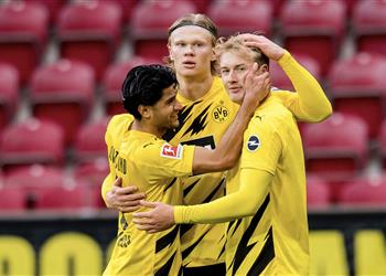 فيديو بوروسيا دورتموند يفوز على ماينز بثلاثية ويضمن التأهل لدوري أبطال أوروبا