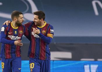 جوردي ألبا نأمل ألا تكون مباراة سيلتا فيجو الأخيرة لـ ميسي في كامب نو