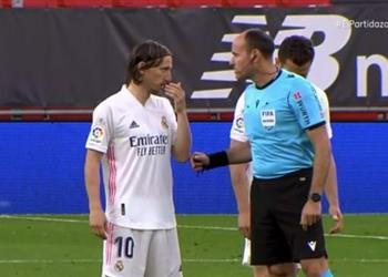 مودريتش لحكم مباراة أتلتيك بلباو دعنا نرى ما إذا كان بإمكانك إطلاق صافرة واحدة لصالحنا