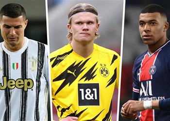 من سيكون الأفضل في العالم كريستيانو رونالدو يوضح رأيه بشأن مبابي وهالاند