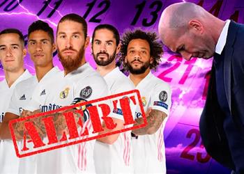 ماركا ريال مدريد يستعد لتوديع زيدان ونجومه الخمسة خلال أسبوع