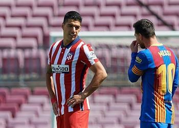 صور ميسي يظهر في مدريد مع سواريز