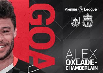 فيديو تشامبرلين يسجل هدف ليفربول الثالث أمام بيرنلي