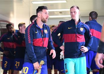 قائمة برشلونة لمباراة إيبار 6 غيابات على رأسهم ميسي وشتيجن