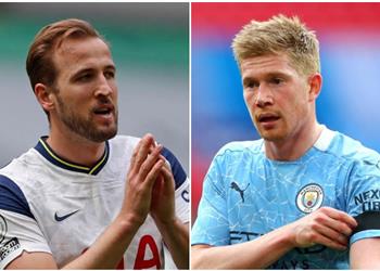 هاري كين يثير التكهنات حول انتقاله لـ مانشستر سيتي دي بروين حلم لأي مهاجم