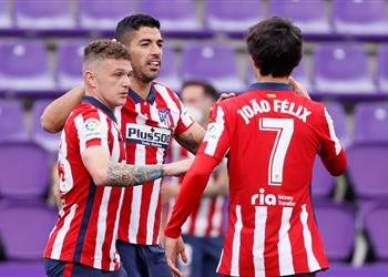 سواريز يقود أتلتيكو مدريد لقلب الطاولة على بلد الوليد والتتويج بالدوري الإسباني